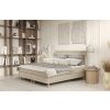 Světle béžová čalouněná postel boxspring CAVA 160 x 200 cm -fv-interier-25