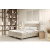 Světle béžová čalouněná postel boxspring CAVA 200 x 200 cm -fv-interier-25