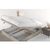 Béžová čalouněná dvoulůžková postel HICKORY 160 x 200 cm s úložným prostorem -fv-interier-25