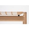 Bílá dubová lavice Klupa 120 cm s výpletem -fv-interier-25