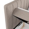 Béžová čalouněná postel boxspring SKYFALL 200 x 200 cm -fv-interier-25