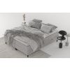 Šedá čalouněná postel boxspring MALTE 200 x 200 cm -fv-interier-25