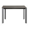 Šedý keramický rozkládací jídelní stůl Kave Home Axis V. 120/180 x 80 cm