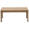 Dřevěný zahradní konferenční stolek Kave Home Ambra 82,5 x 82,5 cm