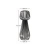 Černá kovová zahradní solární LED lampa Kave Home Reiba 72 cm