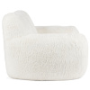 Bílé čalouněné lounge křeslo BOLD MONKEY CUDDLE THE YETI