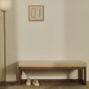 Ořechová lavice Loya 128 cm s béžovým sedákem -fv-interier-25