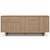 Komoda Marckeric Carpi 180 x 45 cm s dubovým dekorem