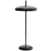 Černá kovová nabíjecí LED lampa Kave Home Porte
