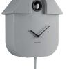 Šedé kukačkové hodiny Modern Cuckoo -fv-interier-25