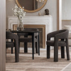 Černá bouclé jídelní židle DAN-FORM Splendor -fv-interier-25