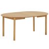 Dubový rozkládací jídelní stůl Bunderberg 120/220 x 120 cm