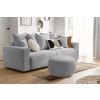 Světle šedá bouclé podnožka Envy 69 cm  -fv-interier-25