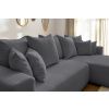 Tmavě šedá bouclé rohová rozkládací pohovka Envy 282 cm, levá/pravá  -fv-interier-25
