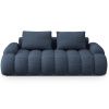 Tmavě modrá čalouněná trojmístná pohovka Cosmopolitan Design Linz 200 cm -fv-interier-25