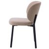 Světle hnědá čalouněná jídelní židle Unique Furniture Swan