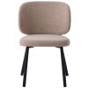 Světle hnědá čalouněná jídelní židle Unique Furniture Swan