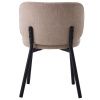 Světle hnědá čalouněná jídelní židle Unique Furniture Swan