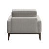 Světle šedé látkové křeslo MESONICA Musso Tufted
