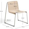 Béžová zahradní židle kave home Tavari