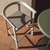 Krémová zahradní barová židle s výpletem Kave home Erice 75 cm -fv-interier-25