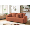 Terakotové oranžová manšestrová rozkládací pohovka Envy 245 cm -fv-interier-25