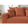 Terakotové oranžová manšestrová rozkládací pohovka Envy 245 cm -fv-interier-25