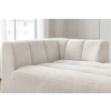 Bílá bouclé lenoška Annecy 170 cm, pravá -fv-interier-25