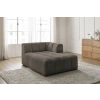 Hnědá bouclé lenoška Annecy 170 cm, pravá -fv-interier-25