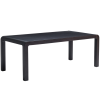 Černý dřevěný rozkládací jídelní stůl Kave Home Erisia 200/280 x 100 cm