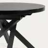 Černý skleněný rozkládací jídelní stůl Kave Home Vashti 120/160 x 120 cm -fv-interier-25