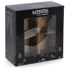 Set čtyř šedých vánočních ozdob Bizzotto Cheery Ø10 cm