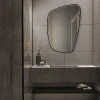 Černé závěsné zrcadlo s LED osvětlením Nova Luce Sinia 80 x 55 cm -fv-interier-25