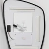 Černé závěsné zrcadlo s LED osvětlením Nova Luce Sinia 80 x 55 cm -fv-interier-25