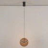 Hnědé skleněné závěsné LED světlo Nova Luce Halley 20 cm -fv-interier-25