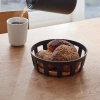 Černý bambusový košík na pečivo Nordic Kitchen 25 cm -fv-interier-25