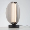 Kouřově šedá skleněná stolní LED lampa Nova Luce Noir -fv-interier-25