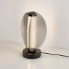 Kouřově šedá skleněná stolní LED lampa Nova Luce Noir -fv-interier-25
