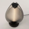 Kouřově šedá skleněná stolní LED lampa Nova Luce Noir -fv-interier-25
