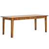 Hnědý dřevěný jídelní stůl Balance 200 × 90 cm