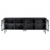 Černý TV stolek Sohan 161 x 38 cm
