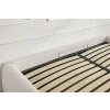 Bílá bouclé dvoulůžková postel Inera 160 x 200 cm s úložným prostorem -fv-interier-25