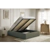 Zelená bouclé dvoulůžková postel Inera 180 x 200 cm s úložným prostorem -fv-interier-25
