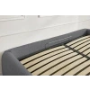 Tmavě šedá bouclé dvoulůžková postel Inera 180 x 200 cm s úložným prostorem -fv-interier-25